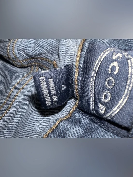 Women's Scoop Stovepipe High-Rise Straight Leg Jeans - Picture 2 of 4